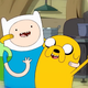 Adventure Time's Finn and Jake pose happily like the best friends they are.